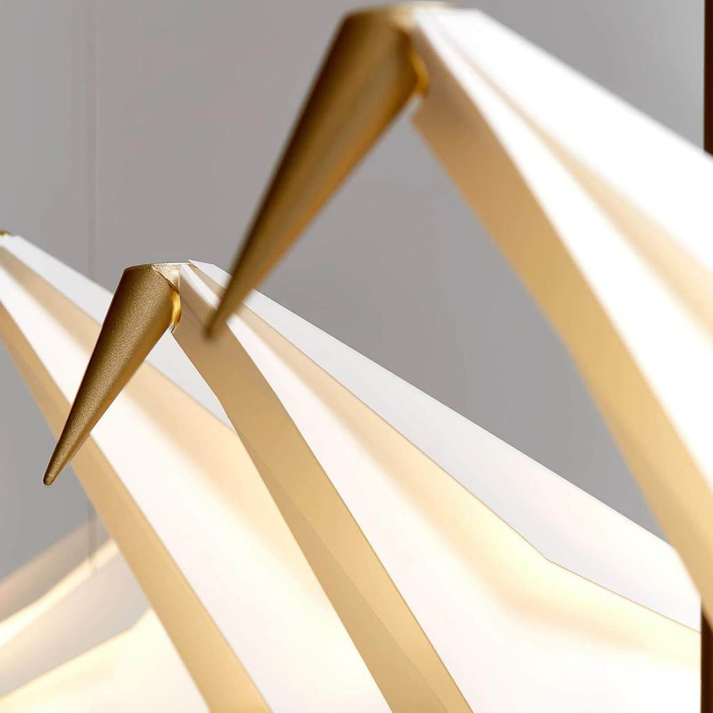 Paper Crane Chandelier