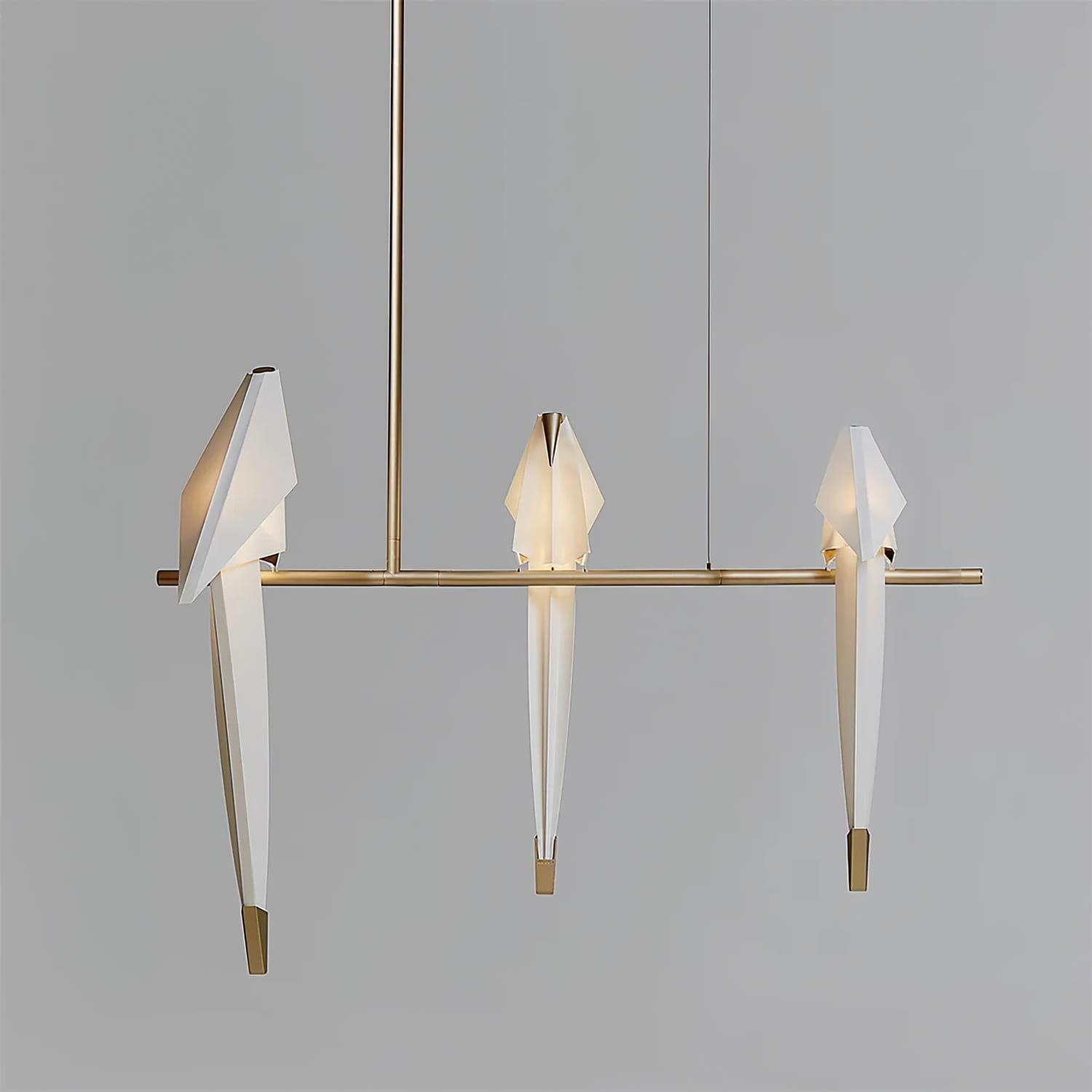 Paper Crane Chandelier