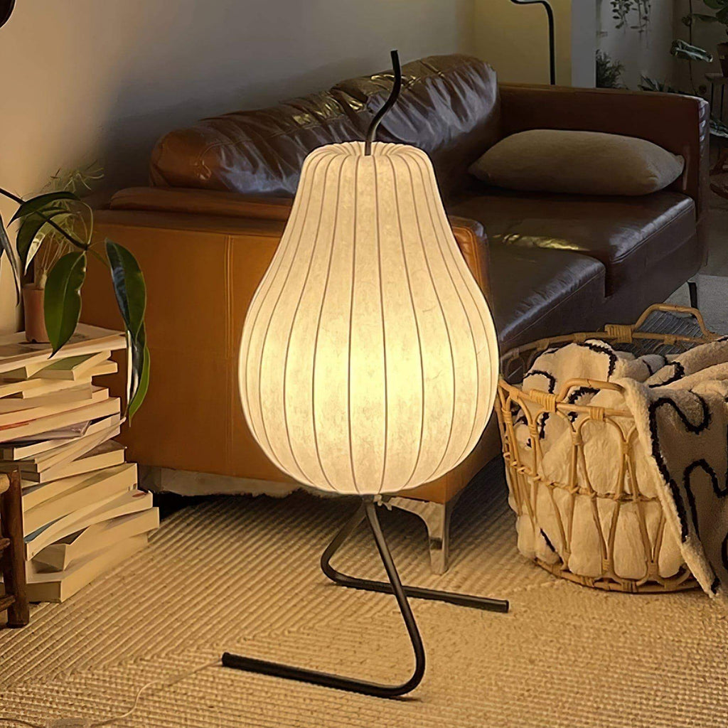 Pear Silk Floor Lamp