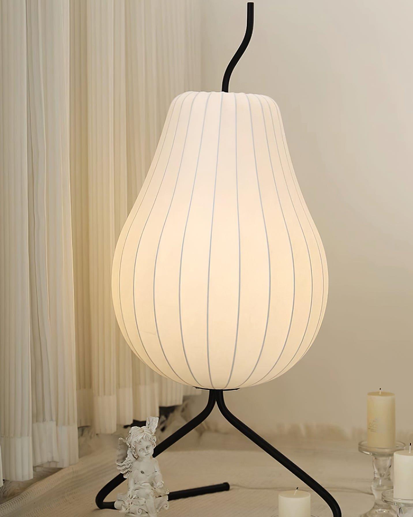 Pear Silk Floor Lamp