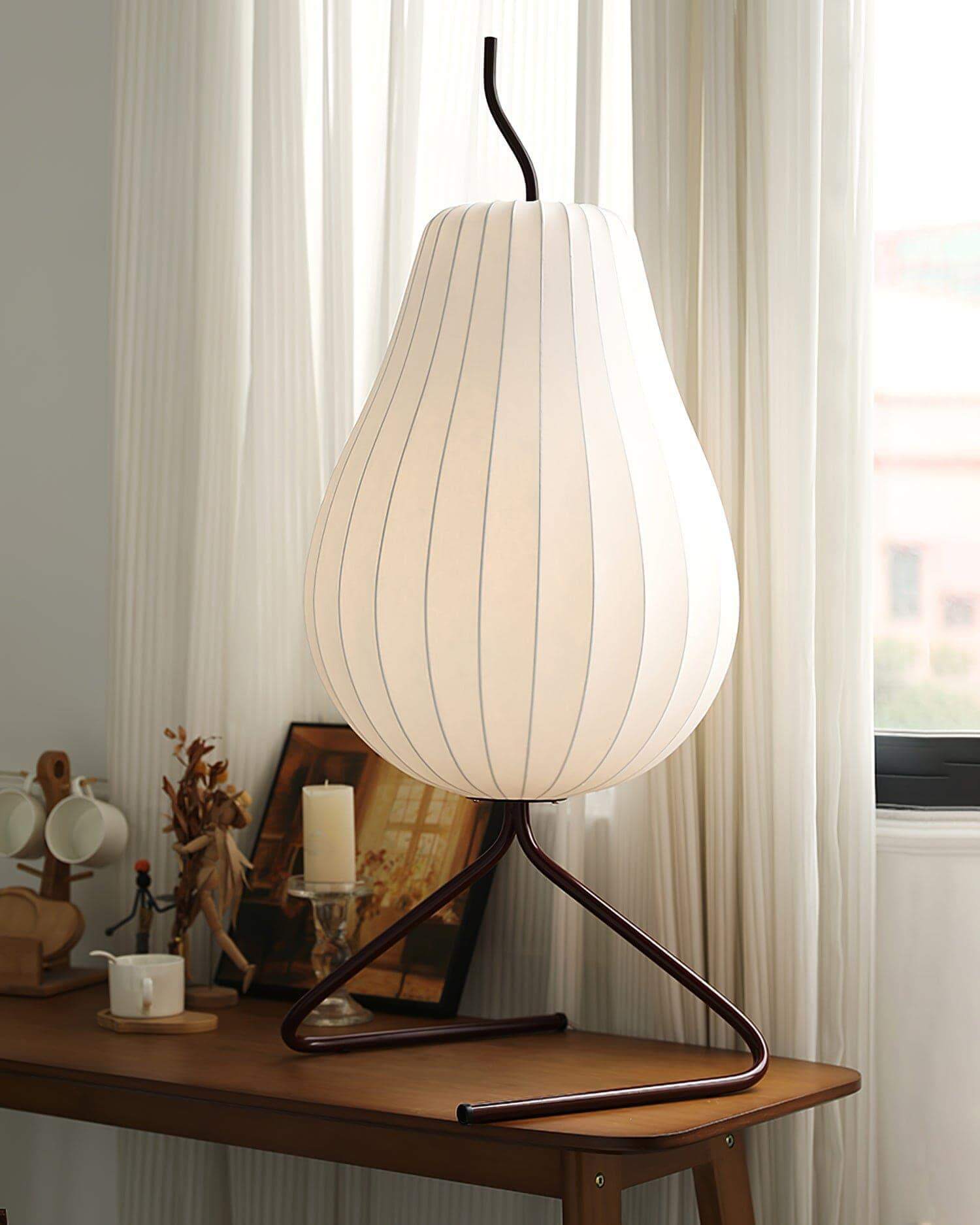 Pear Silk Floor Lamp