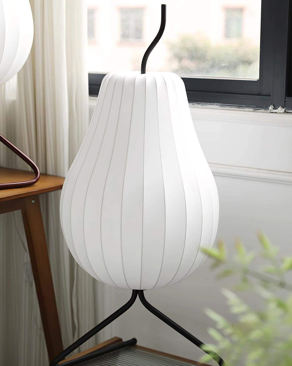 Pear Silk Floor Lamp