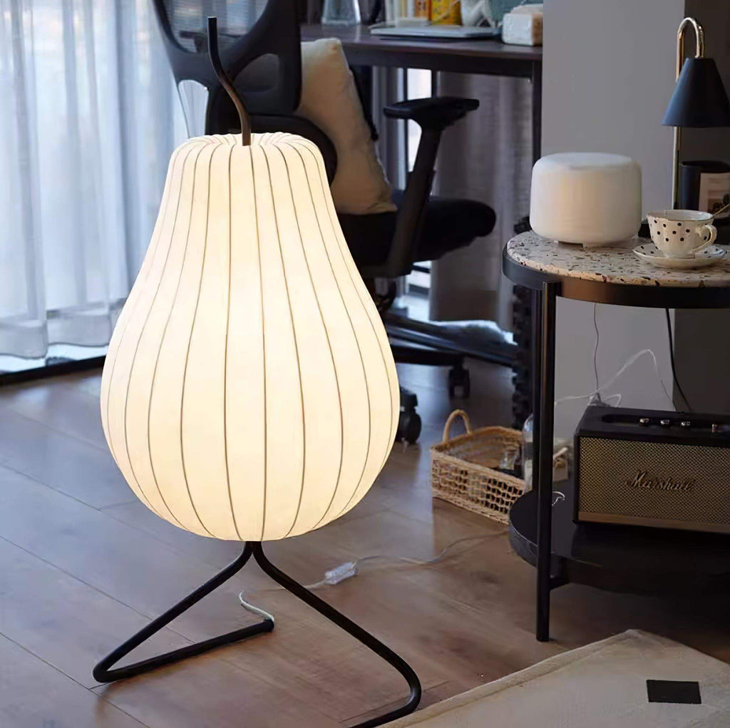 Pear Silk Floor Lamp