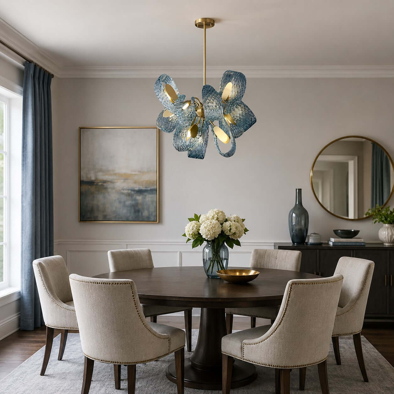 Petal Glass Chandelier