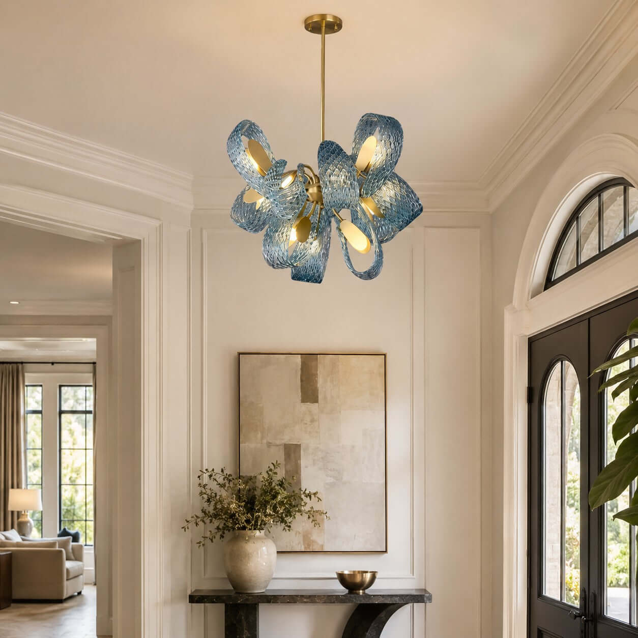 Petal Glass Chandelier