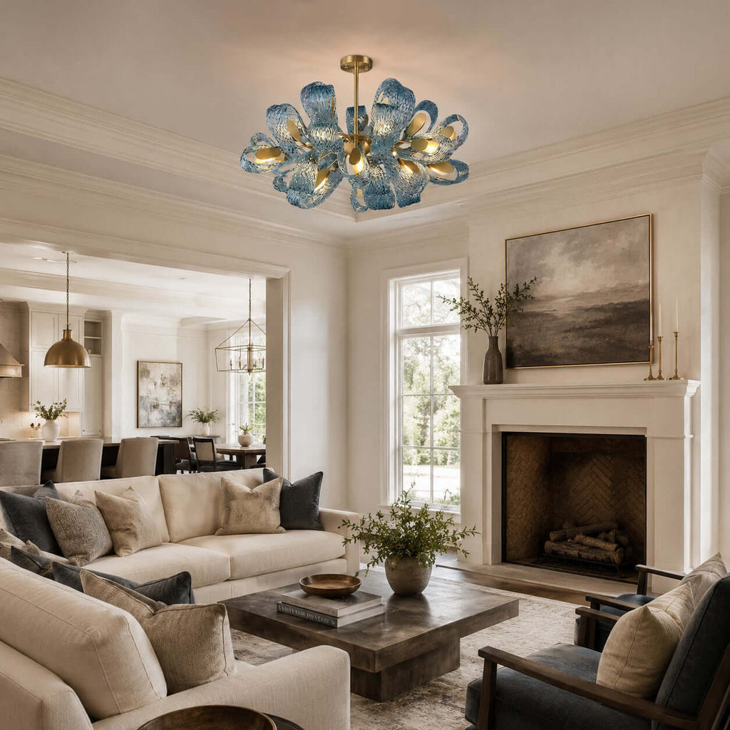 Petal Glass Chandelier
