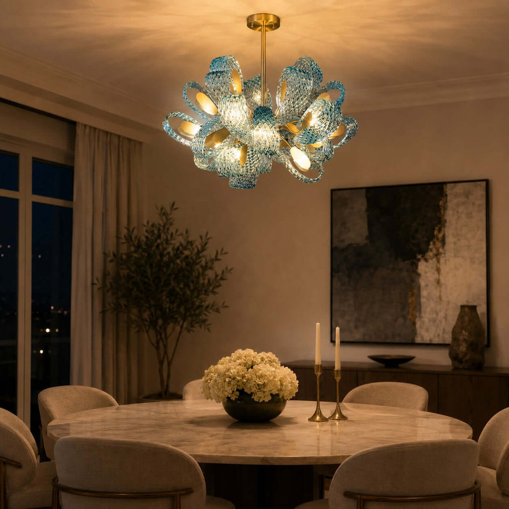 Petal Glass Chandelier
