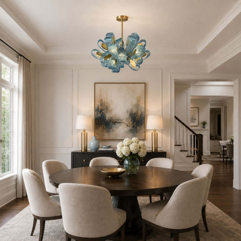 Petal Glass Chandelier