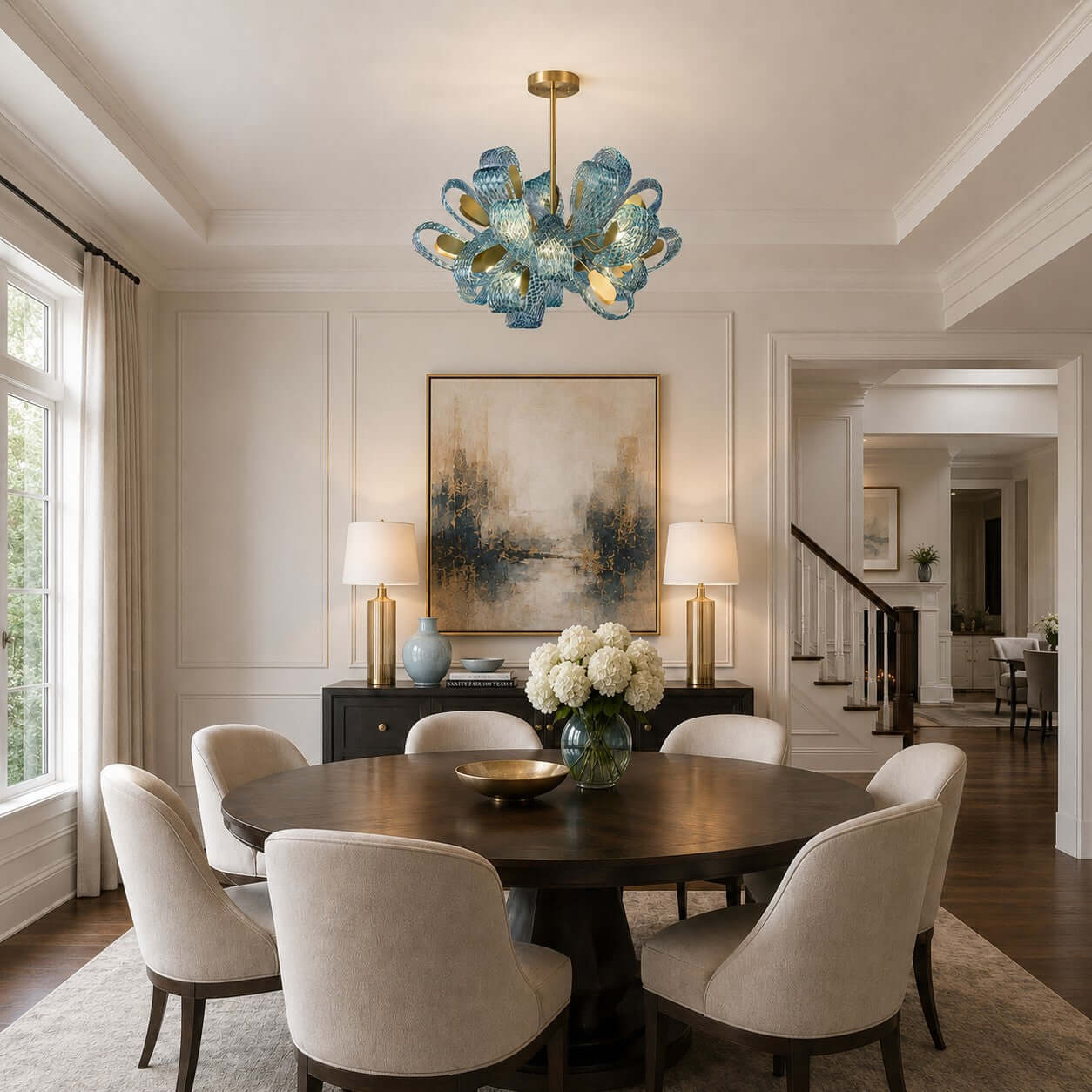 Petal Glass Chandelier