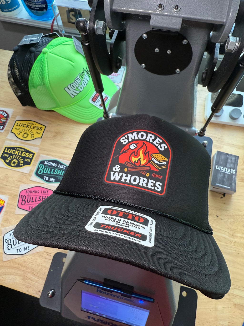 S'mores & Whores Trucker Hat