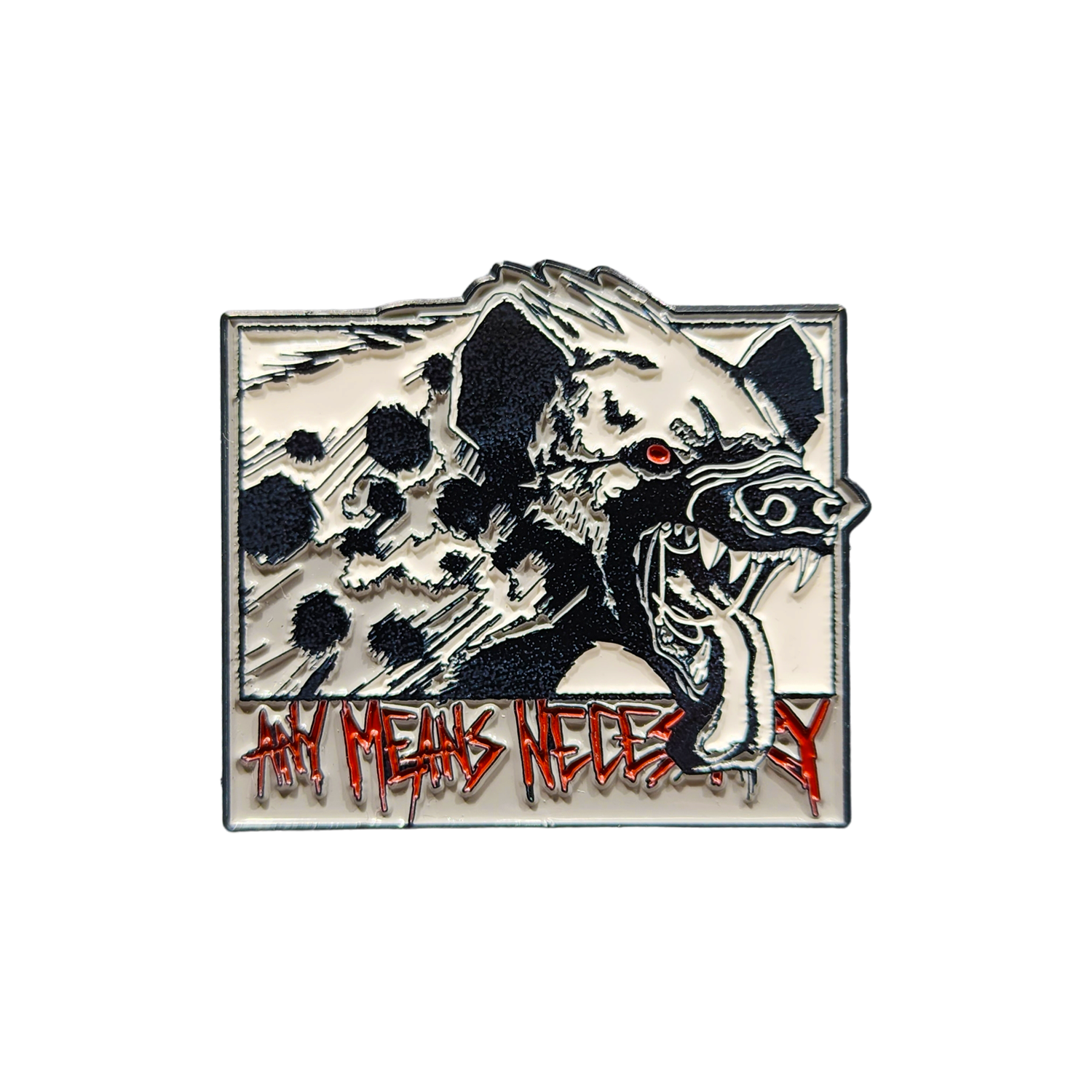 Snarl Enamel Pin