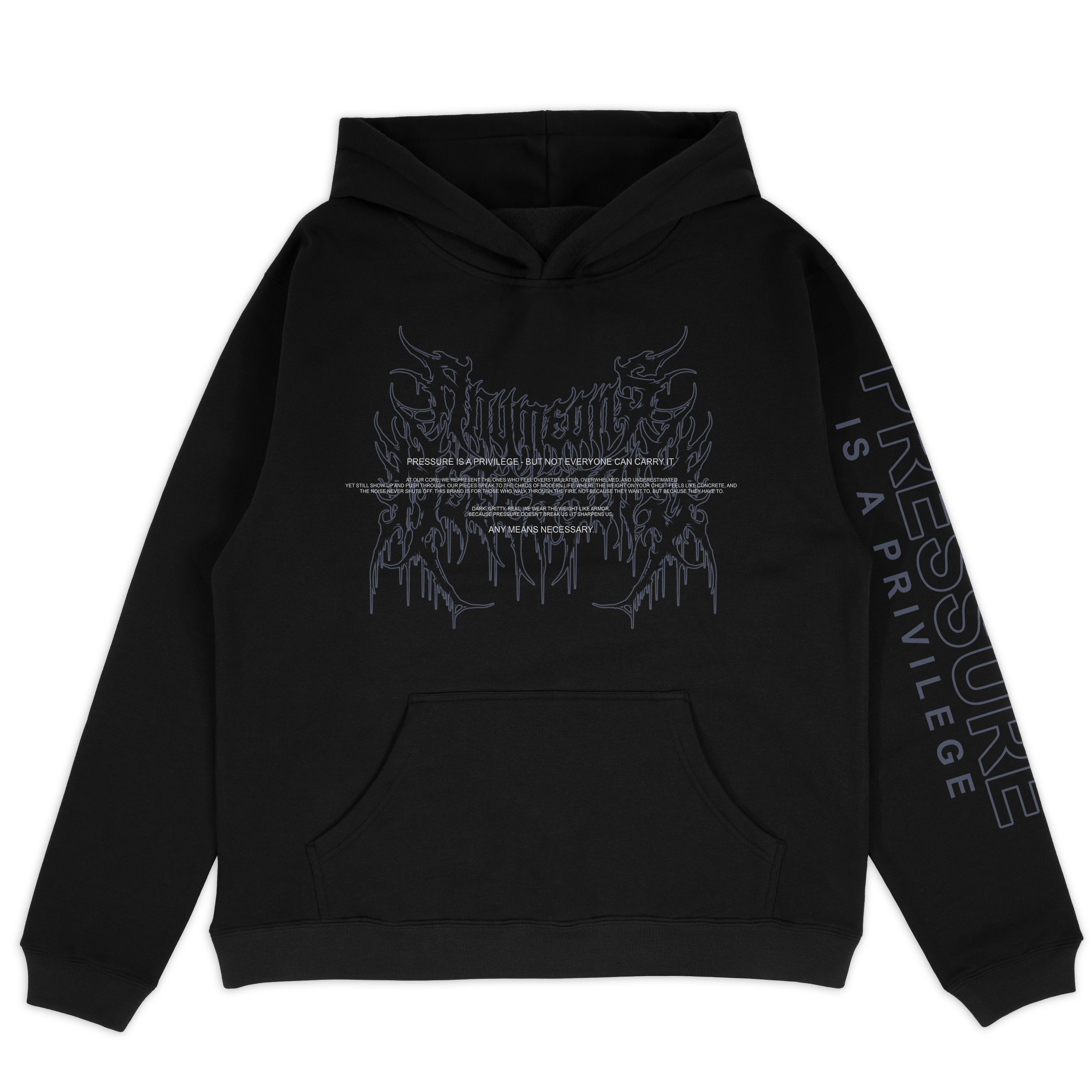 Pressure Pullover Hoodie Black