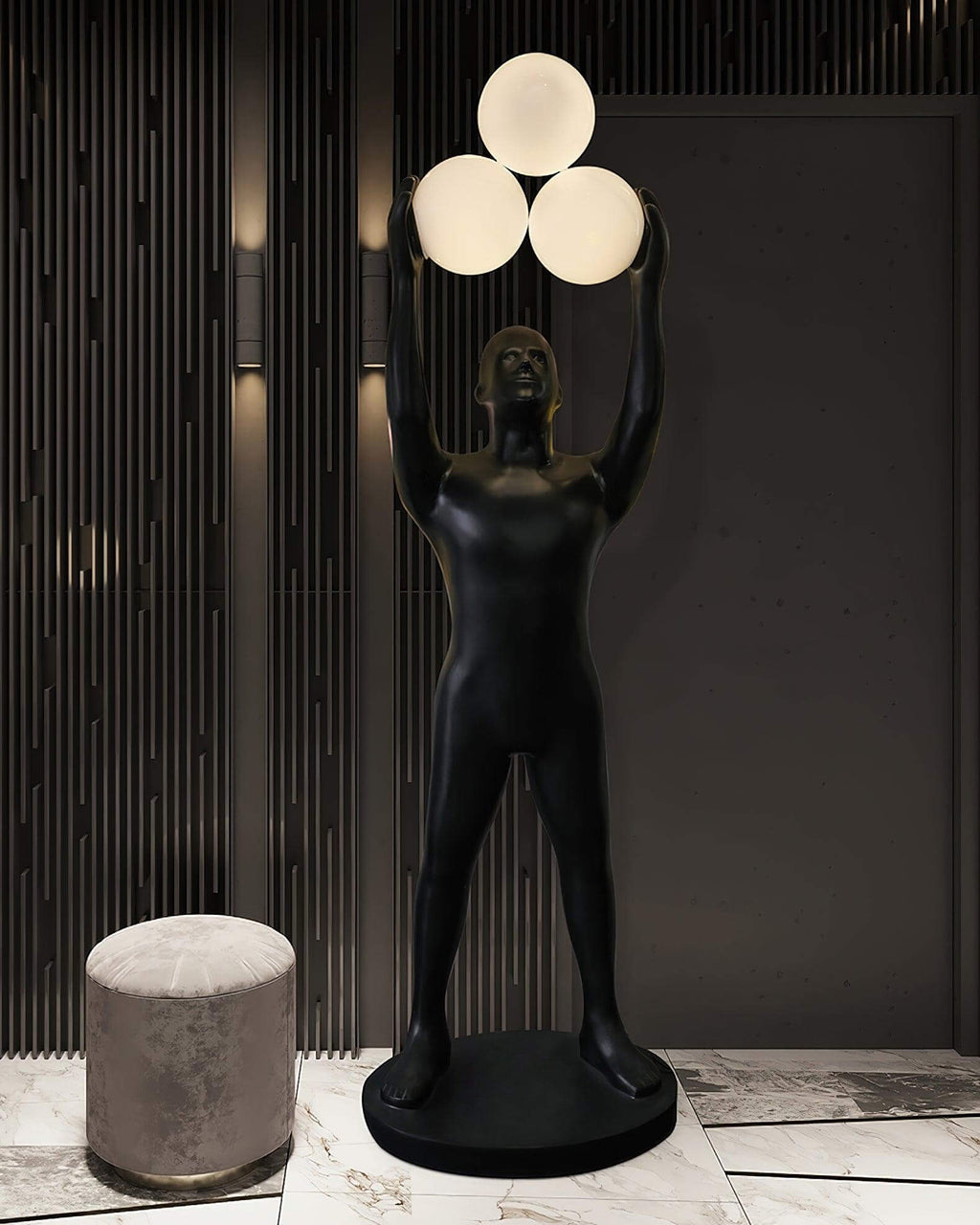 Qureal Sculpture Floor Lamp