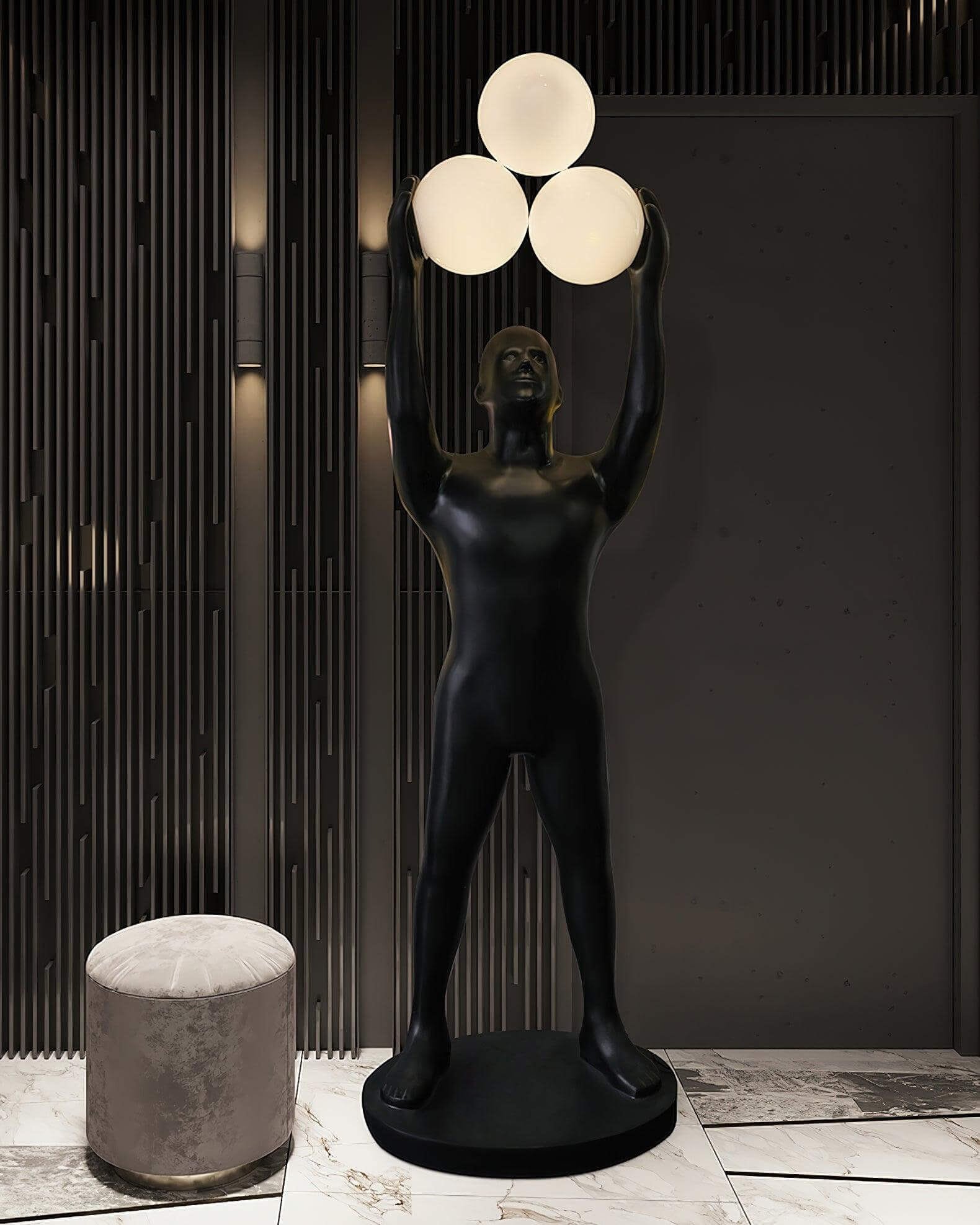Qureal Sculpture Floor Lamp