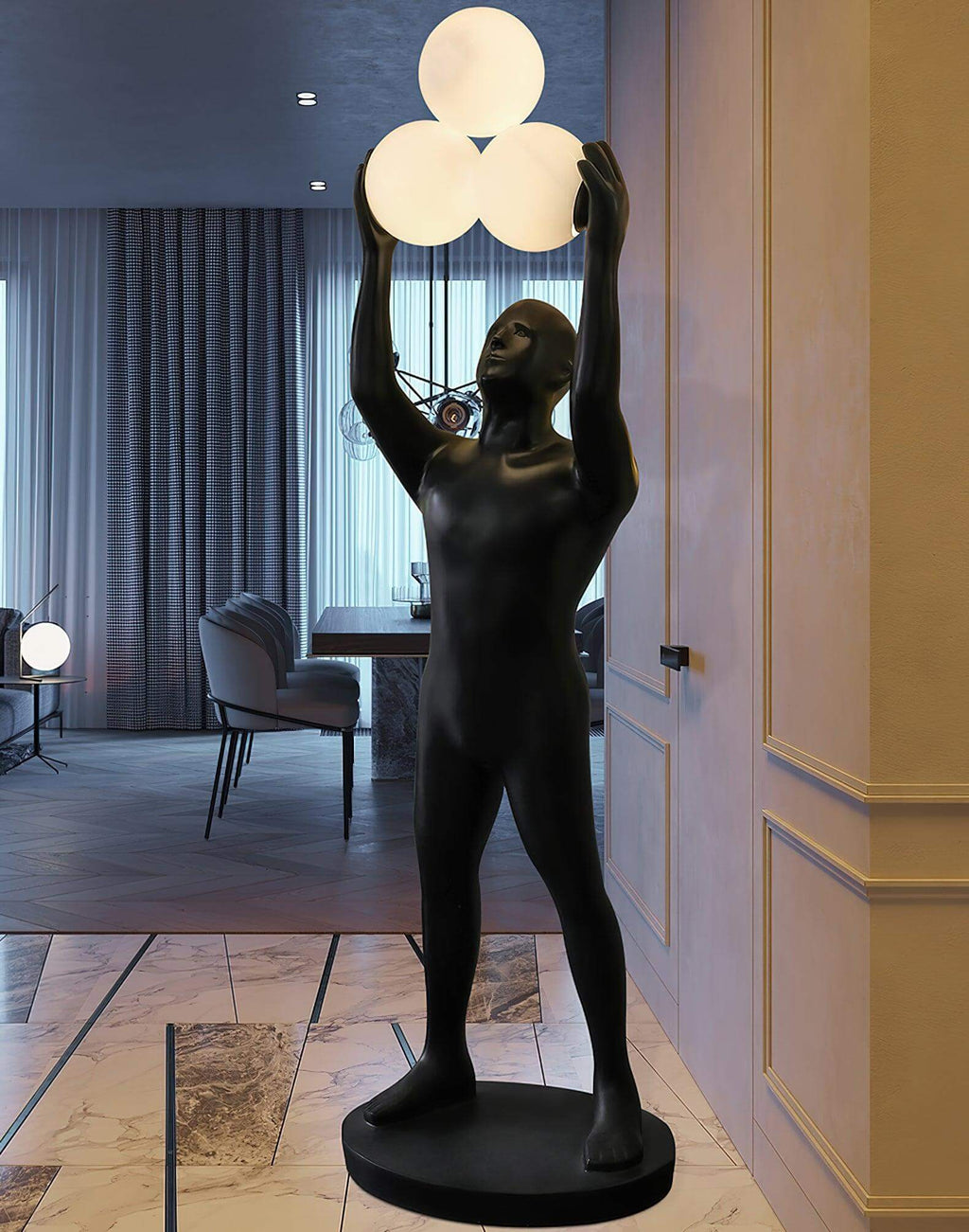 Qureal Sculpture Floor Lamp