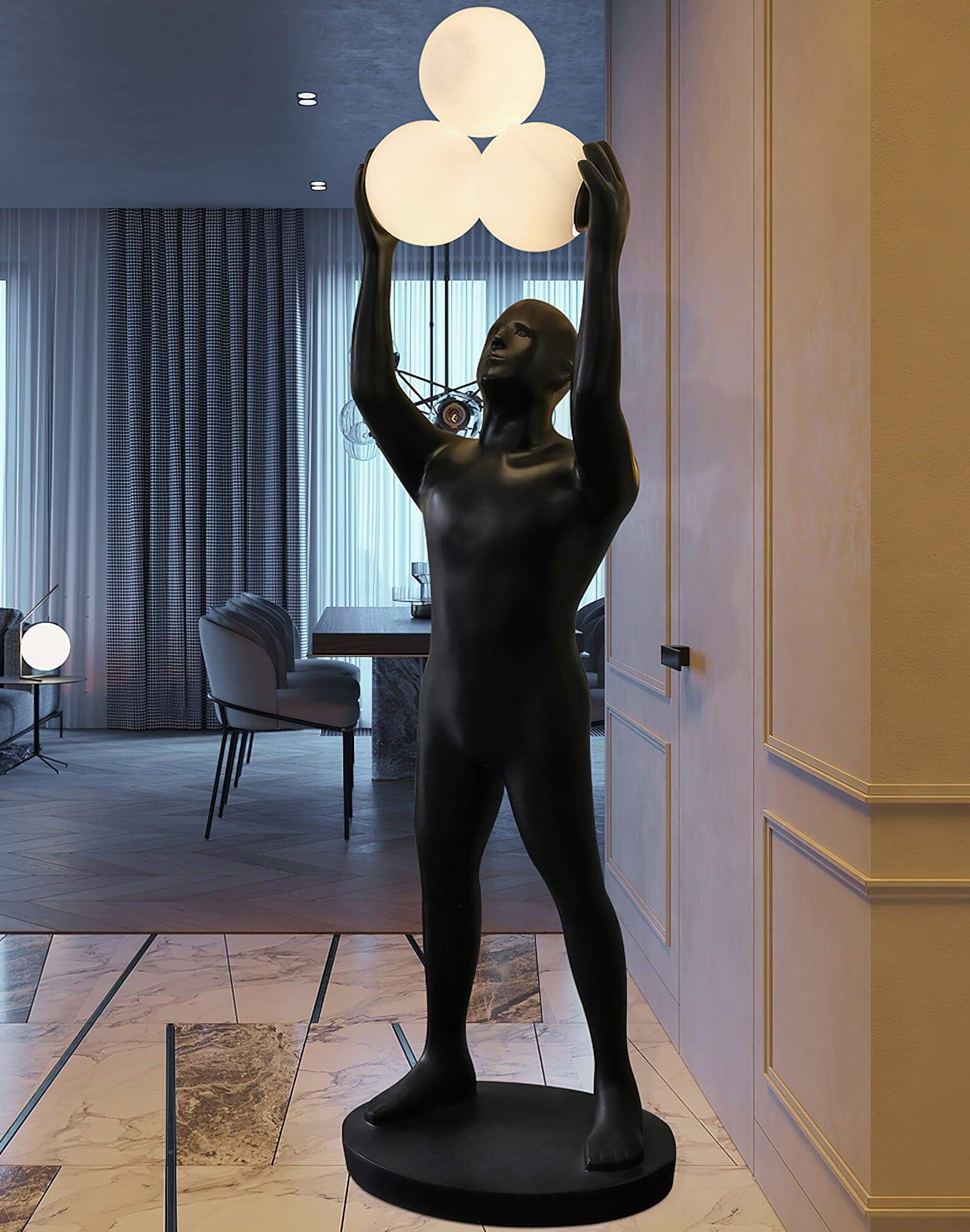 Qureal Sculpture Floor Lamp