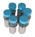 Benchmark Scientific R4040-HZ50 6 x 50 ml Tube Holder for RotoBot, 28 to 30 mm Diameter, Horizontal Orientation, Pack of 2