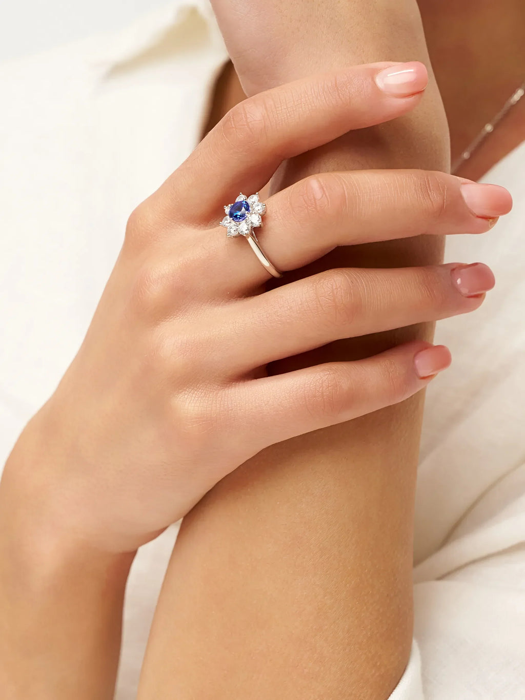Exquisite Sapphire Ring - Blue Rhyme Starlight
