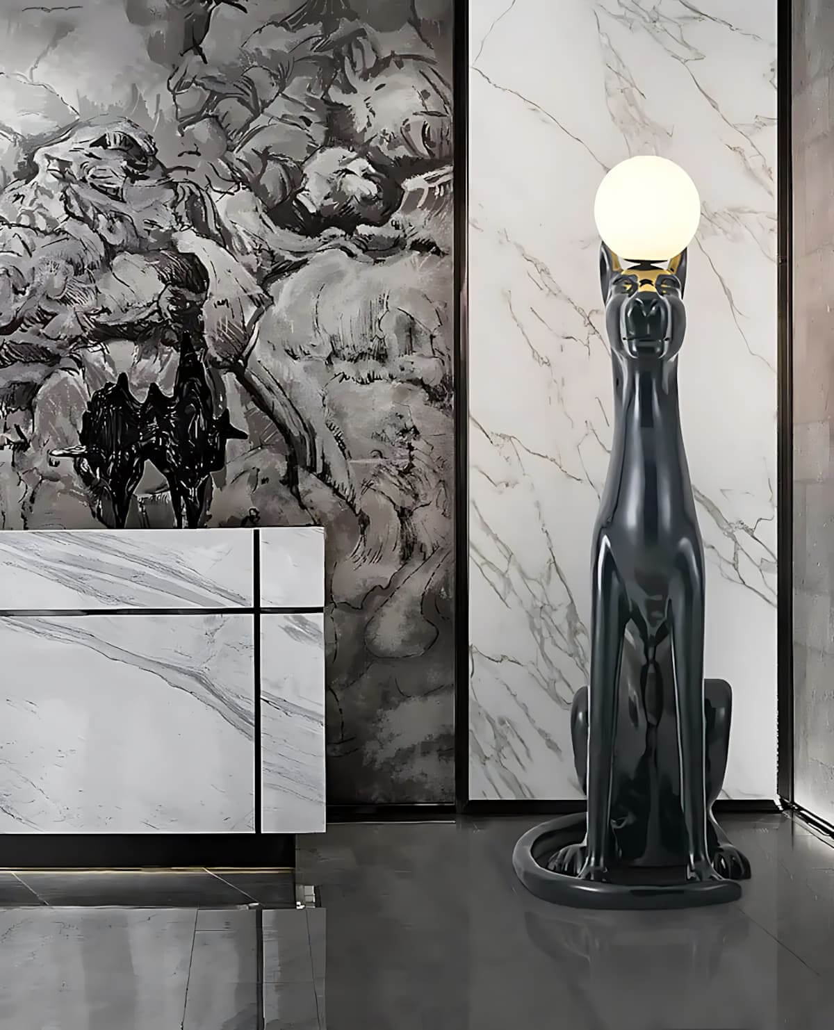 Raveko Sculptural Floor Lamp