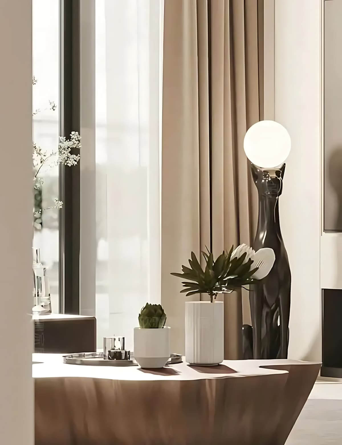 Raveko Sculptural Floor Lamp