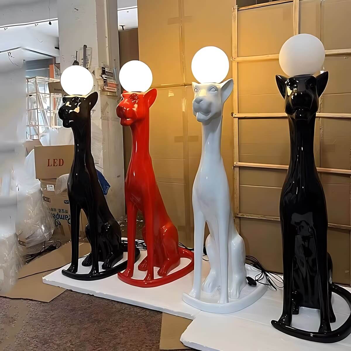 Raveko Sculptural Floor Lamp