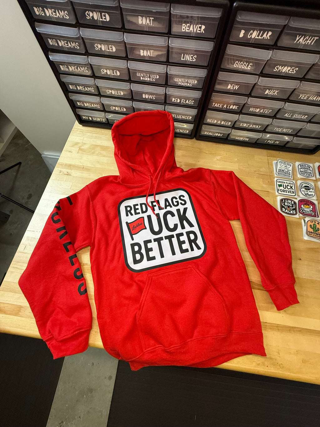 Red Flags Fuck Better Hoodie