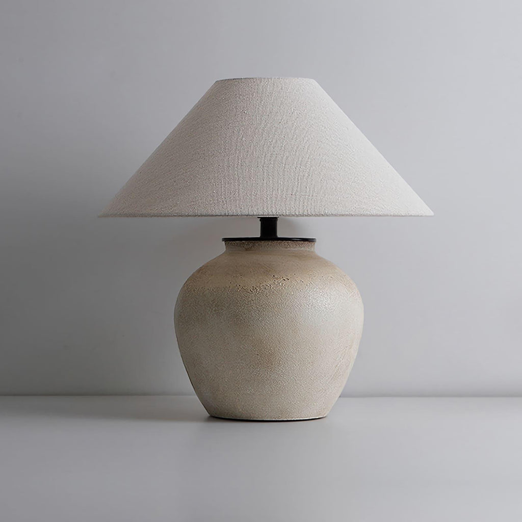 Retro Ceramic Jar Table Lamp