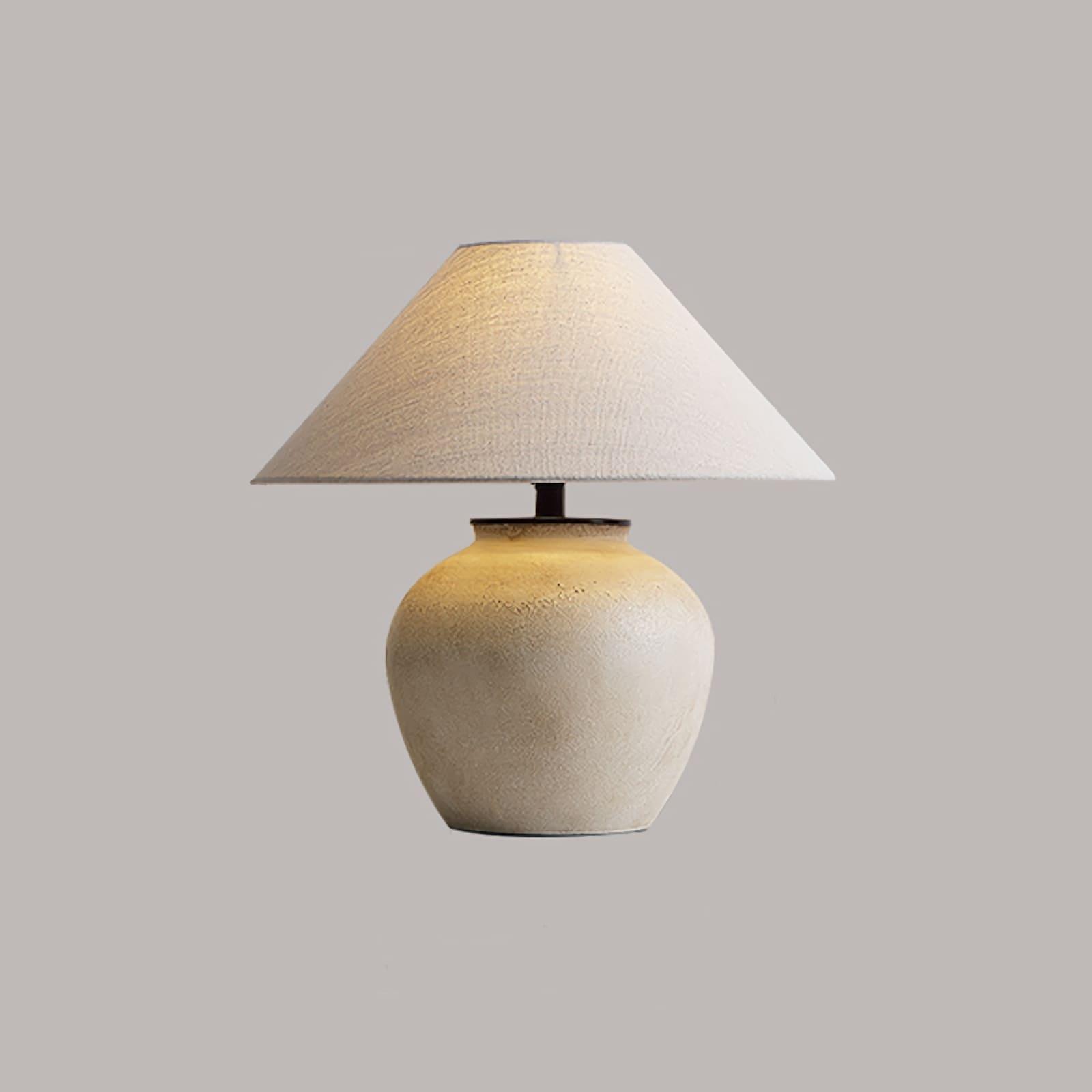 Retro Ceramic Jar Table Lamp