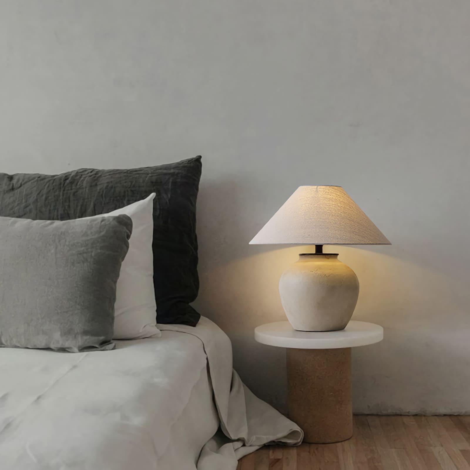 Retro Ceramic Jar Table Lamp