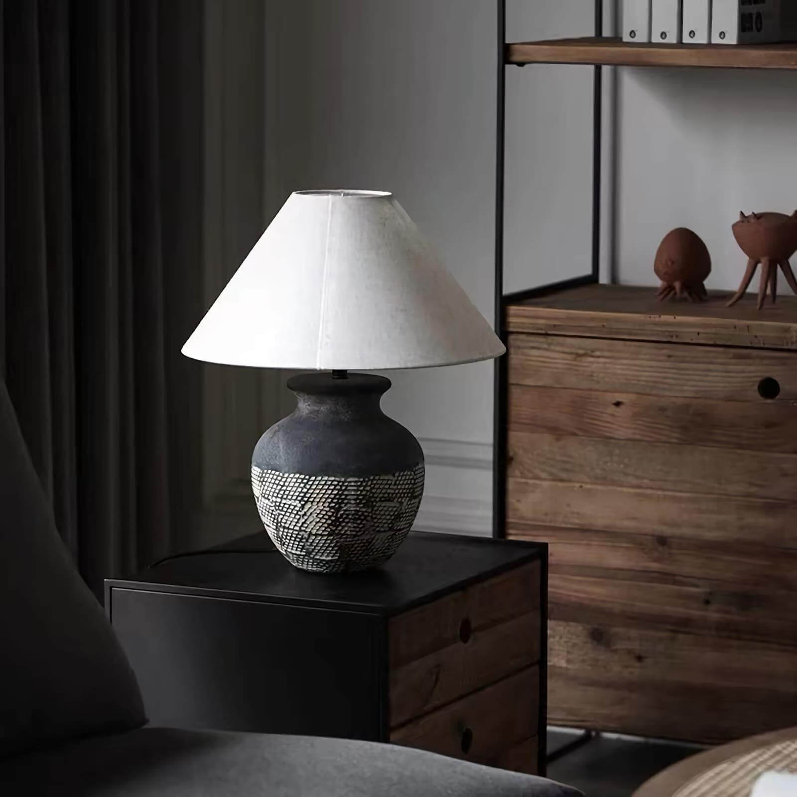 Retro Ceramic Table Lamp