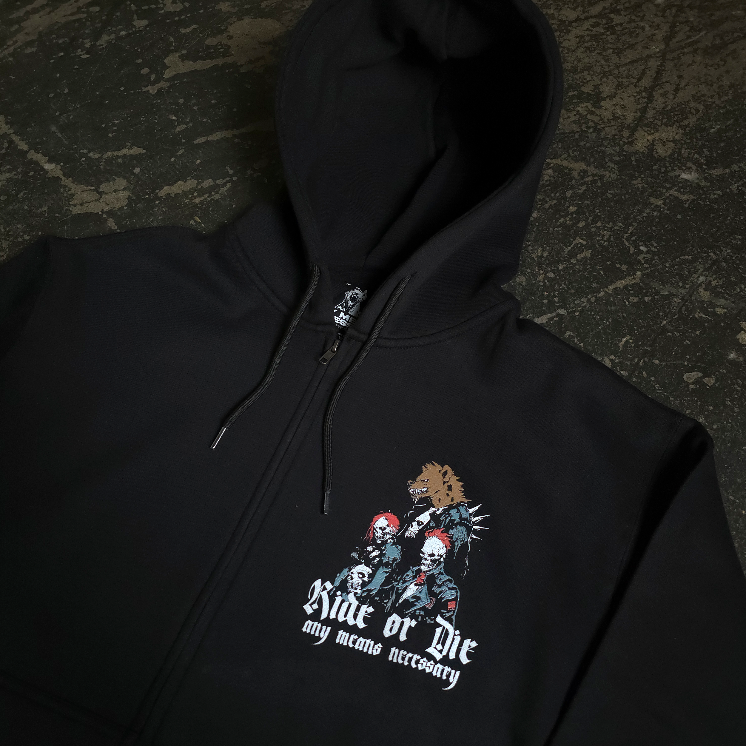 Ride or Die Zip Up Hoodie