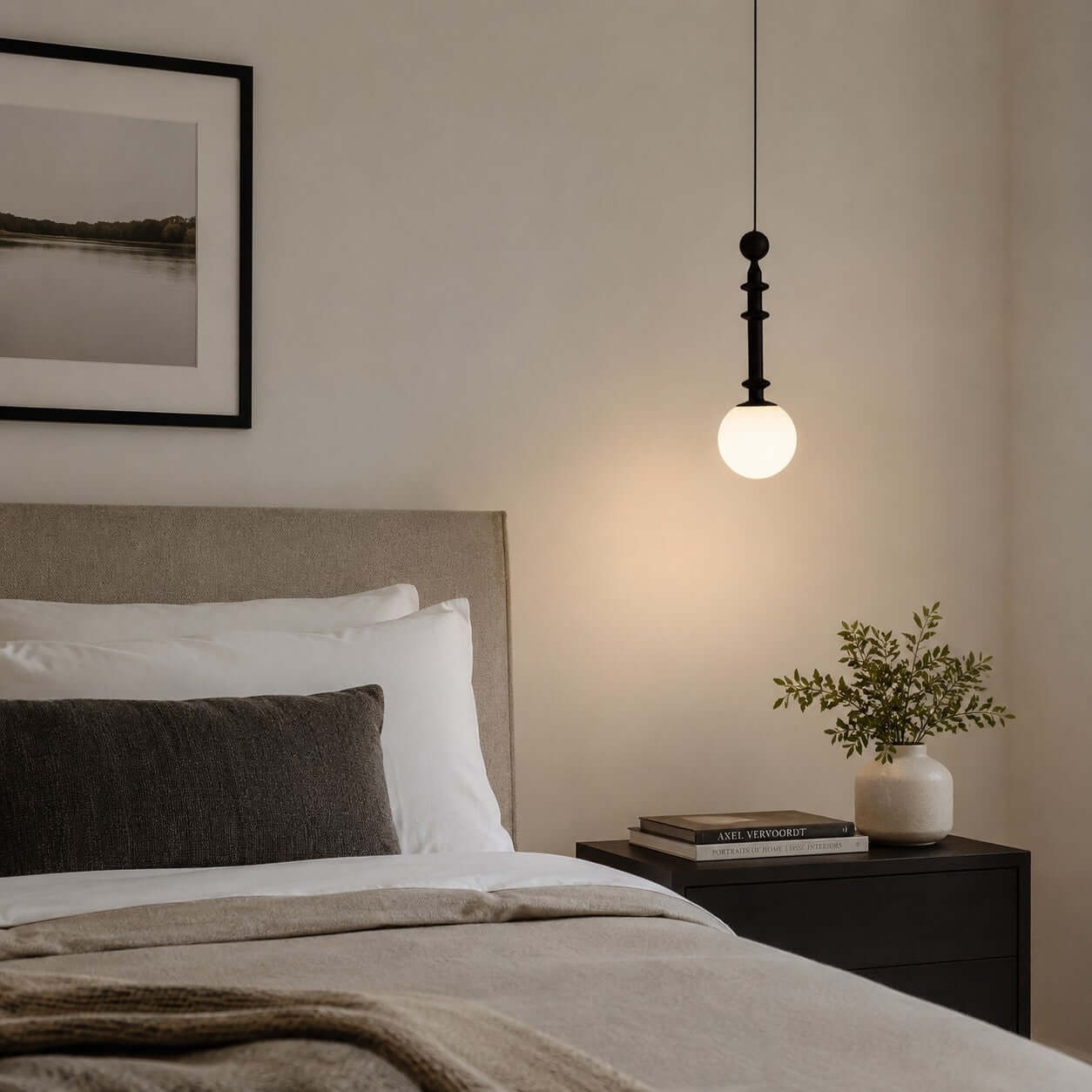 Roman Column Pendant Light