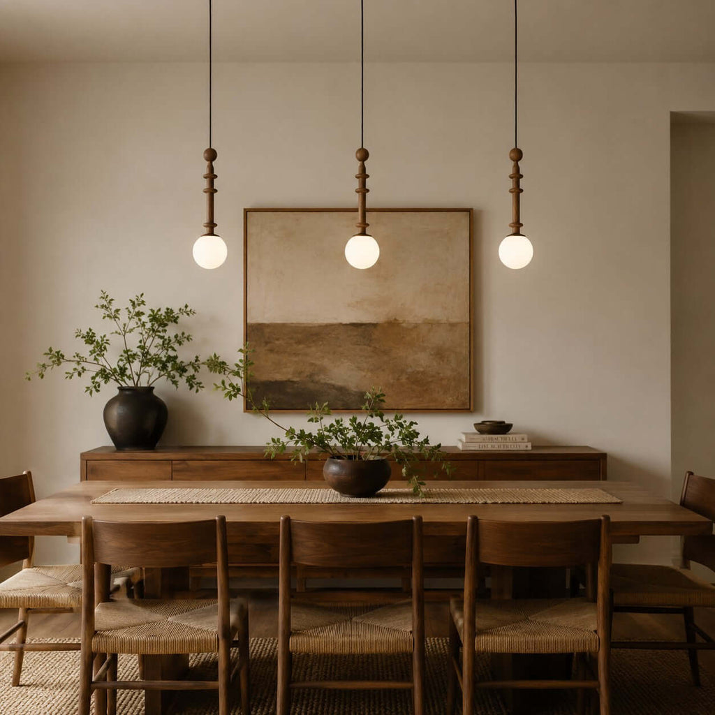 Roman Column Pendant Light
