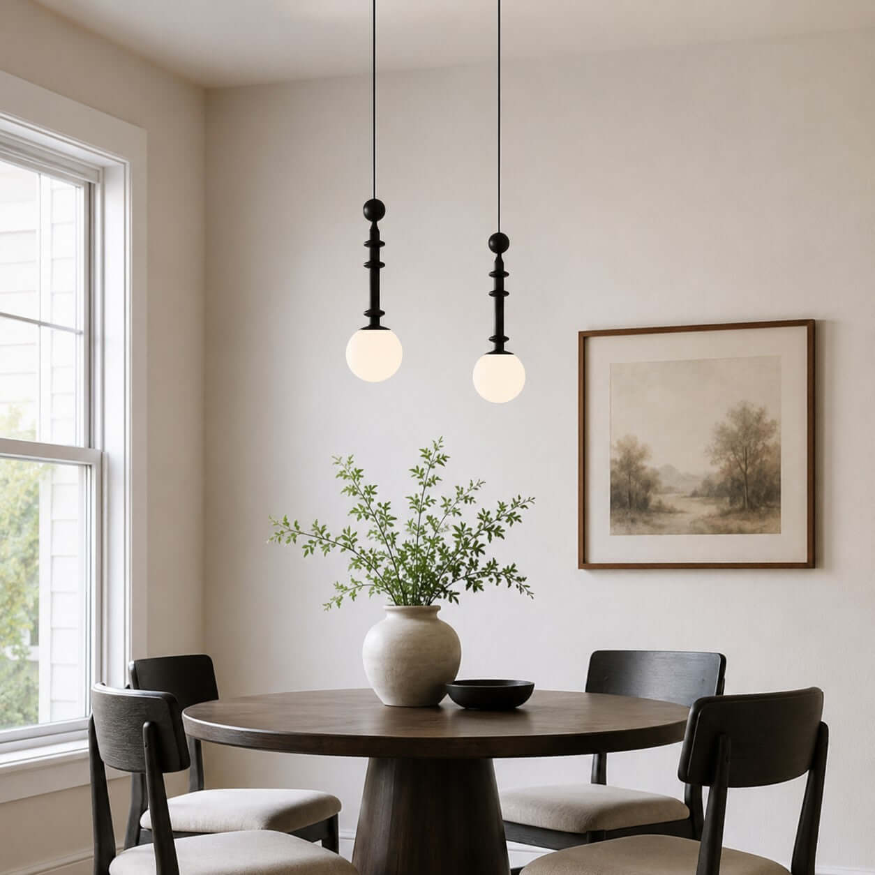 Roman Column Pendant Light
