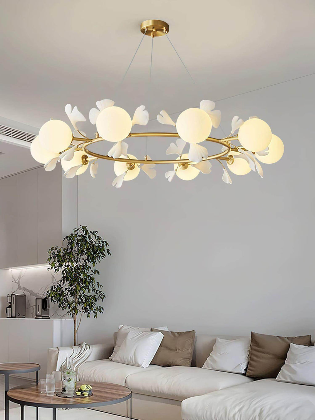Rosalia Ginkgo Chandelier