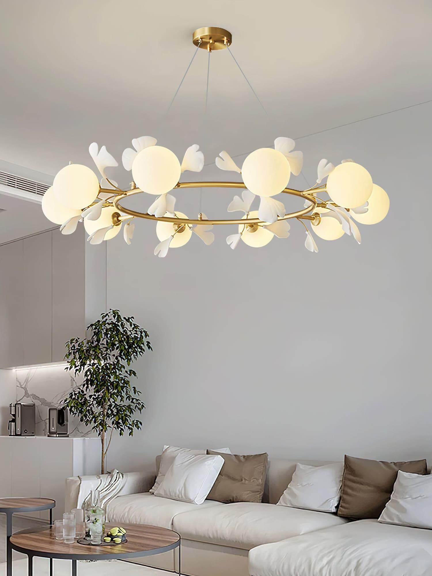 Rosalia Ginkgo Chandelier