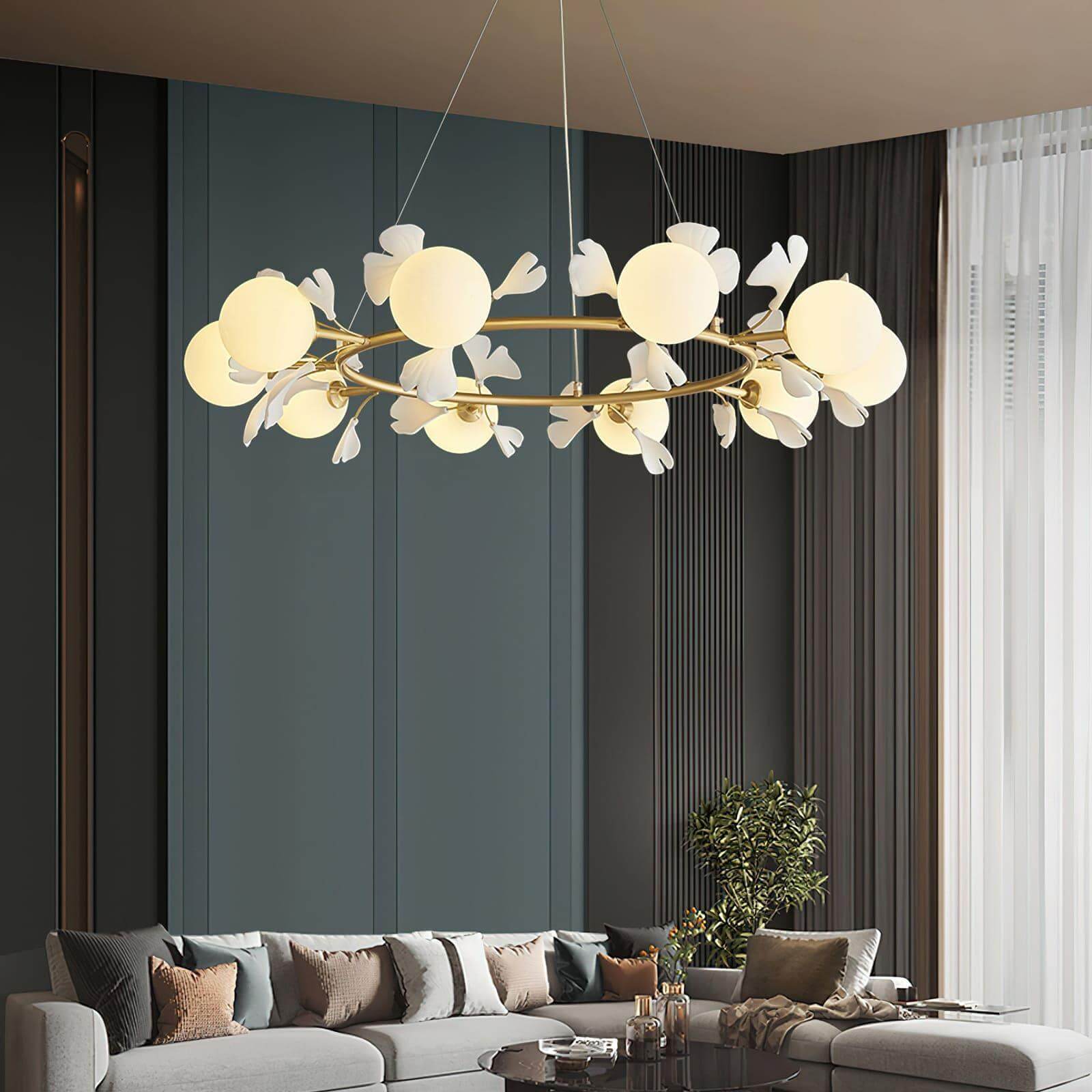 Rosalia Ginkgo Chandelier
