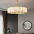 Round Alabaster Chandelier