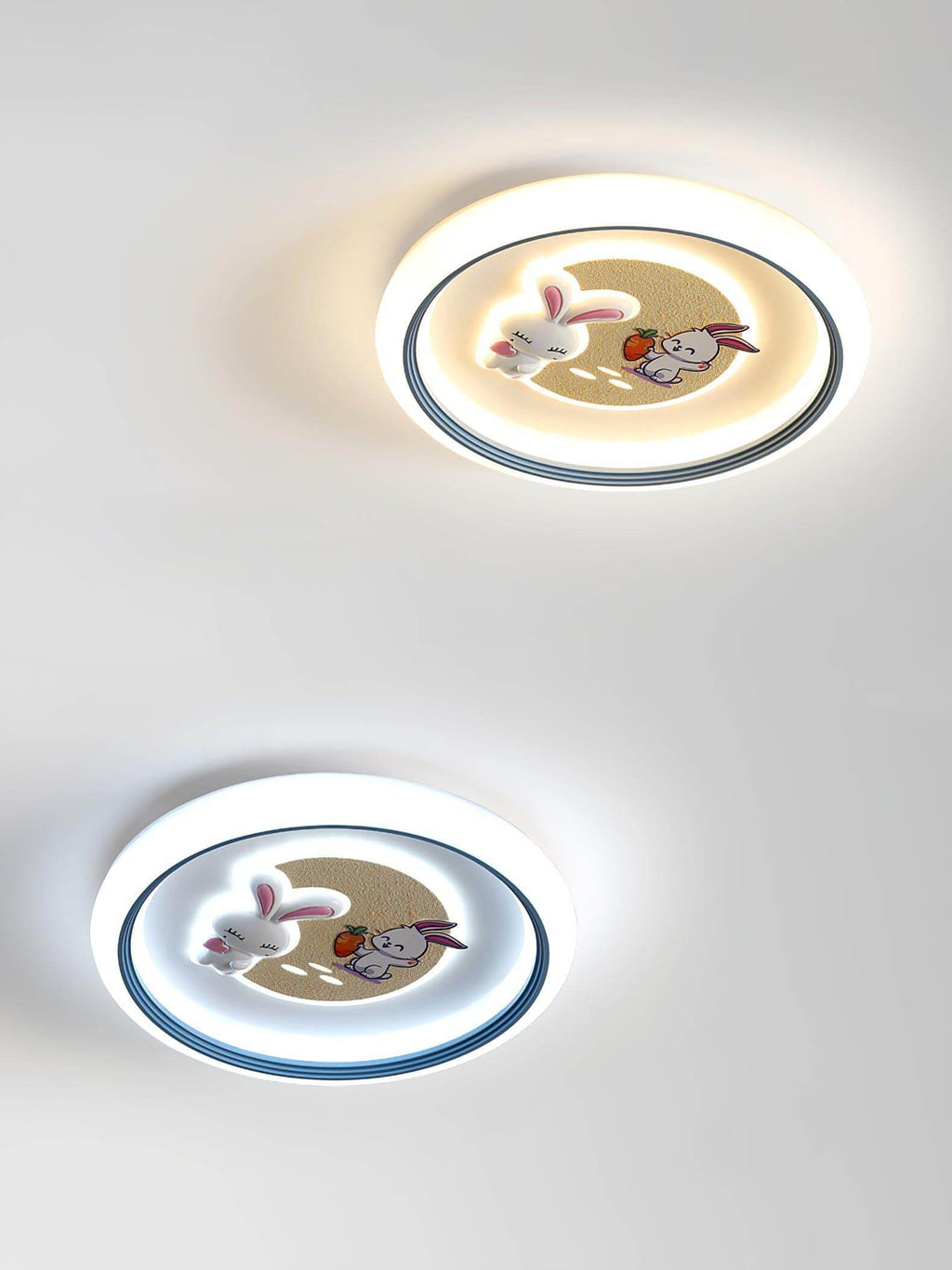 Round Bunny Ceiling Lamp