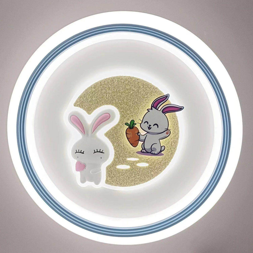 Round Bunny Ceiling Lamp