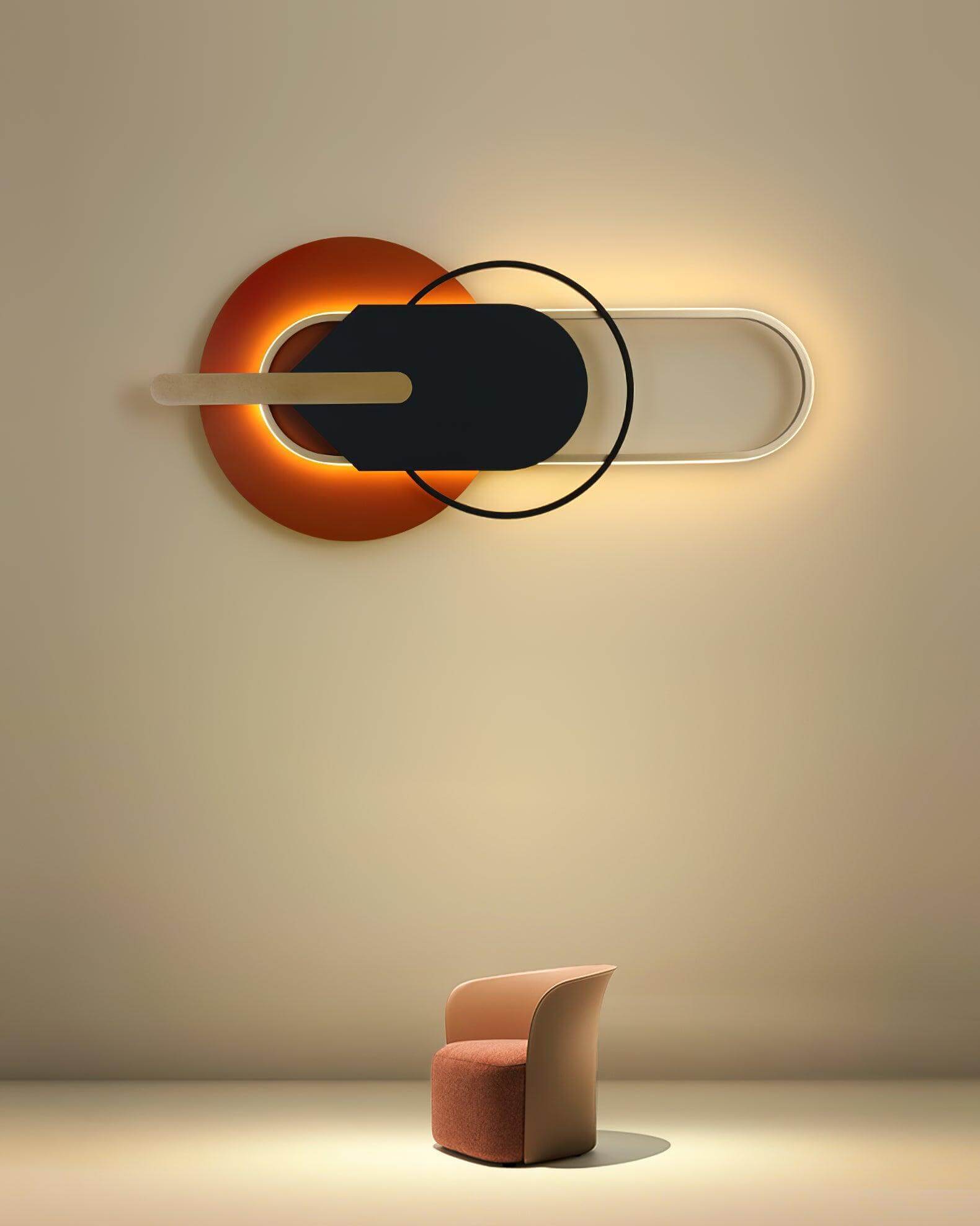 Round & Oval Wall Light