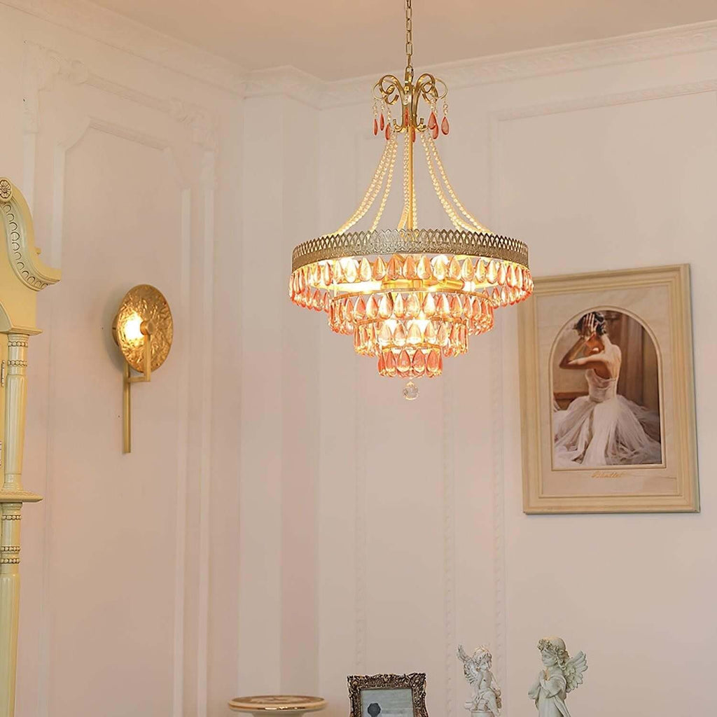Ruby Chandelier