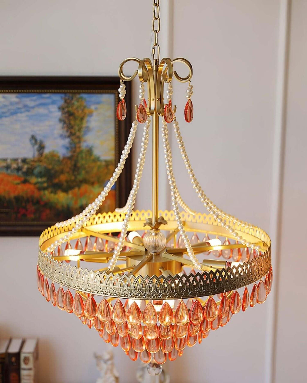 Ruby Chandelier