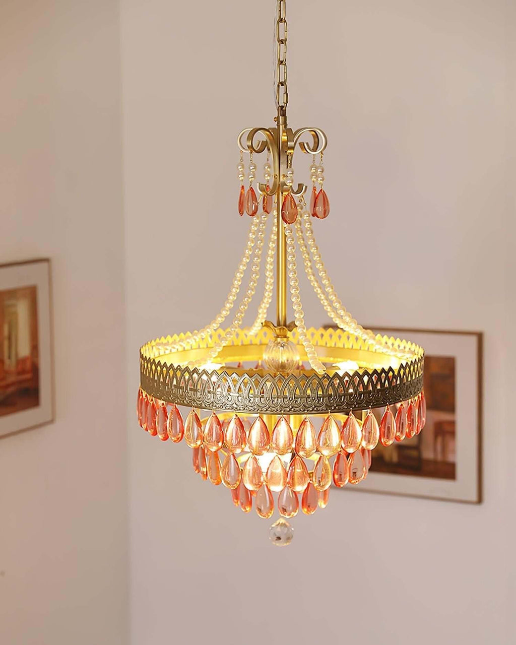 Ruby Chandelier