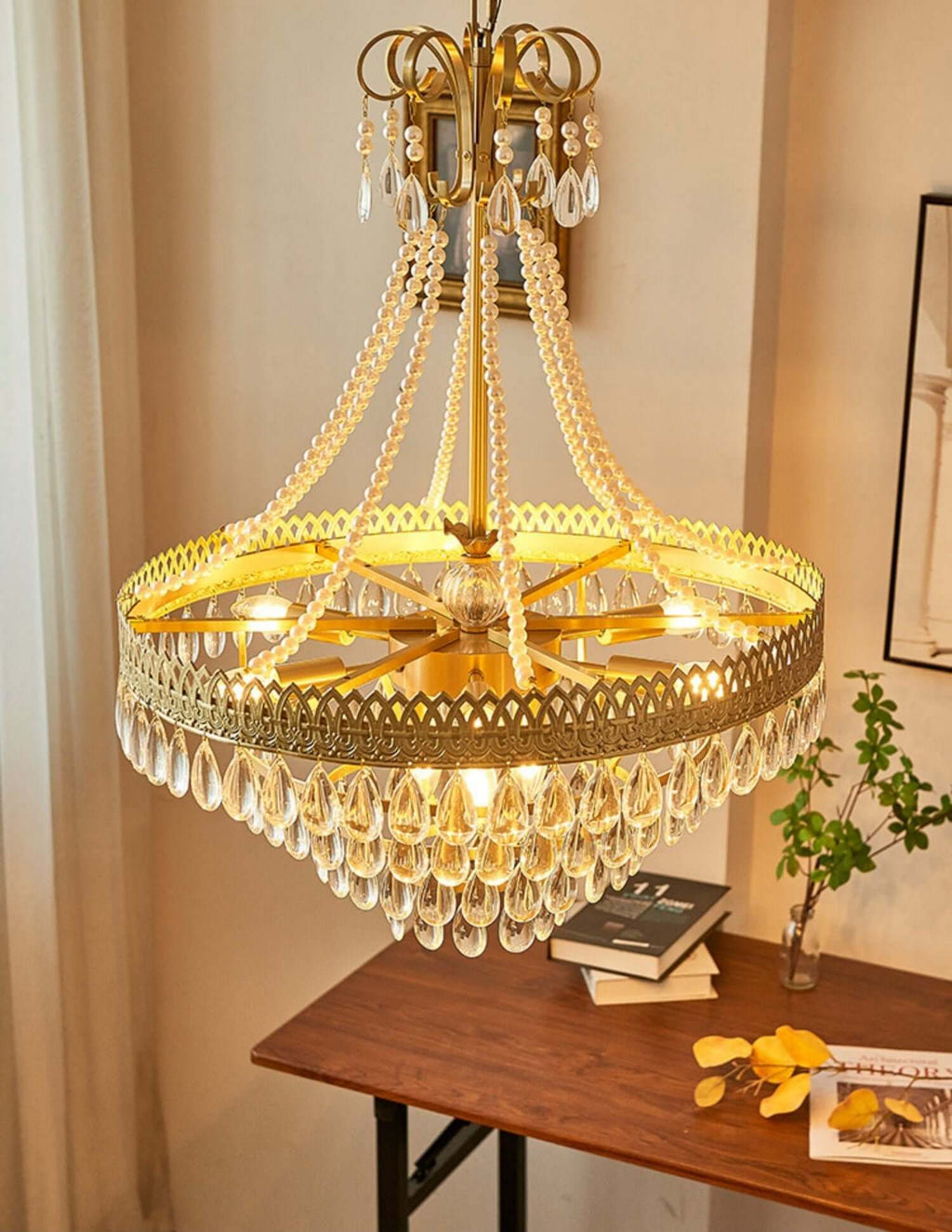 Ruby Chandelier