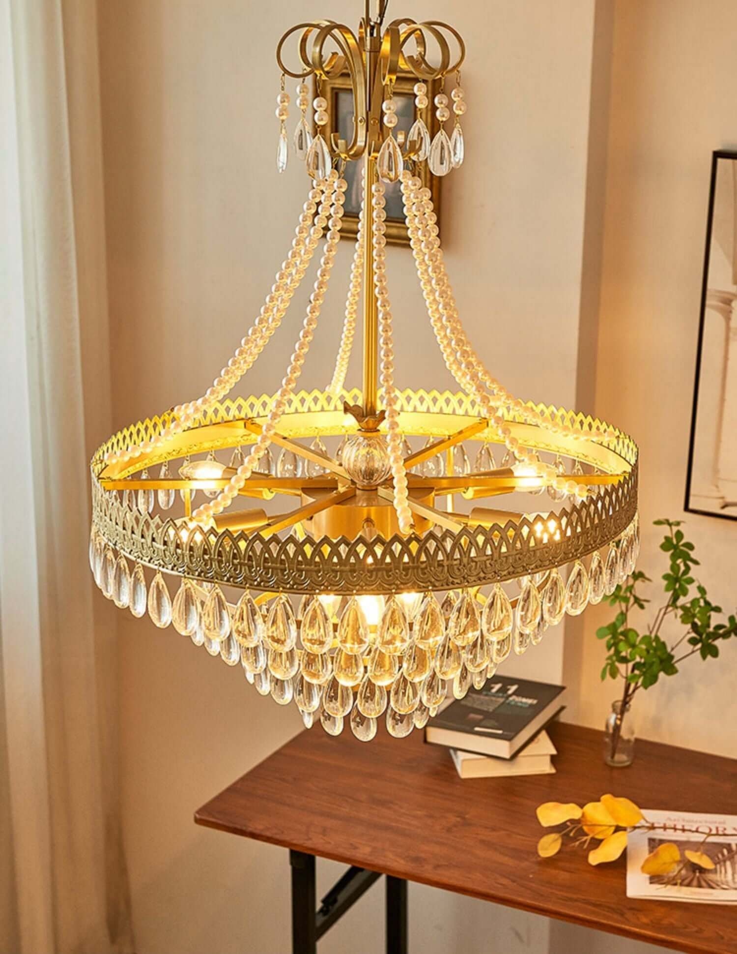 Ruby Chandelier