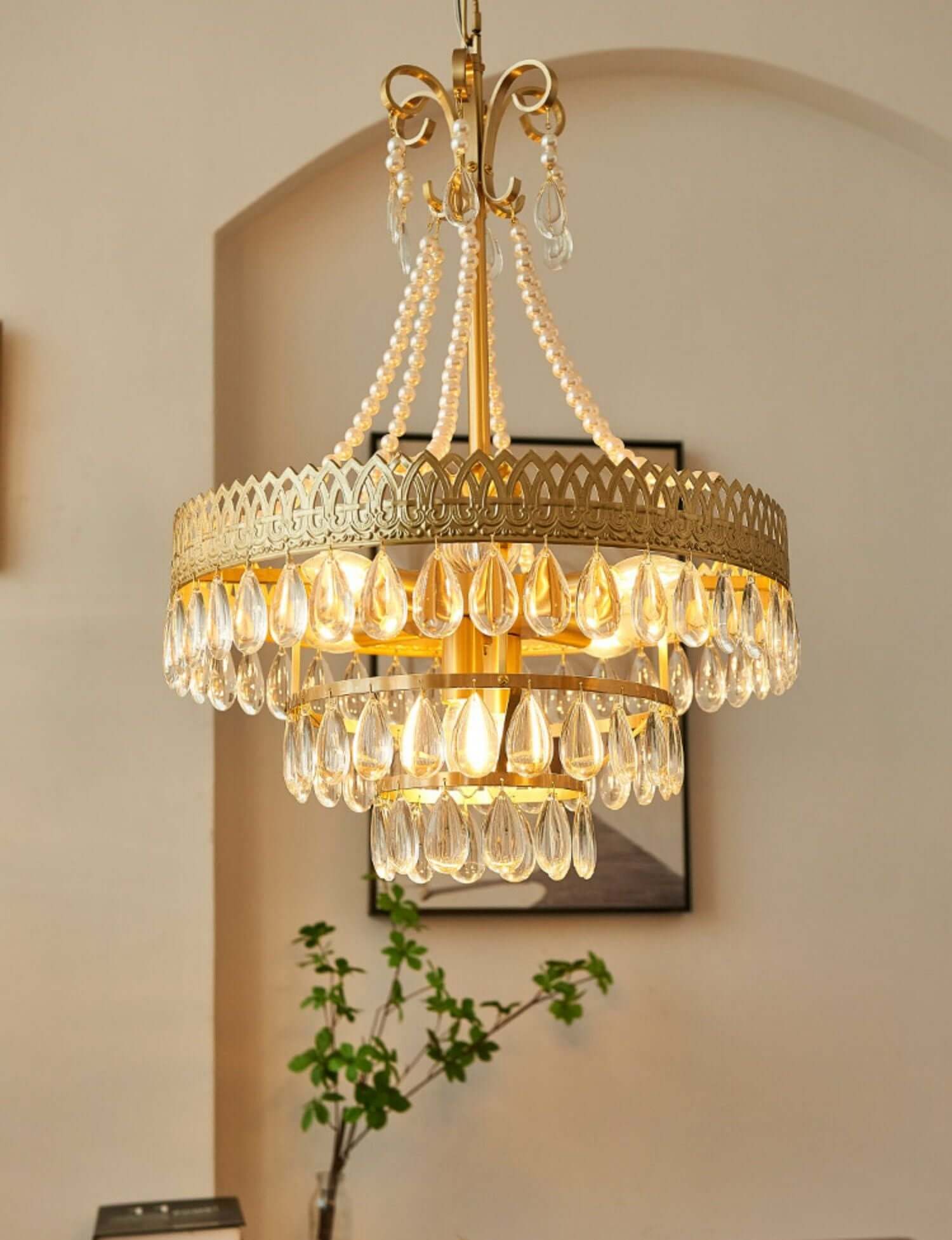 Ruby Chandelier