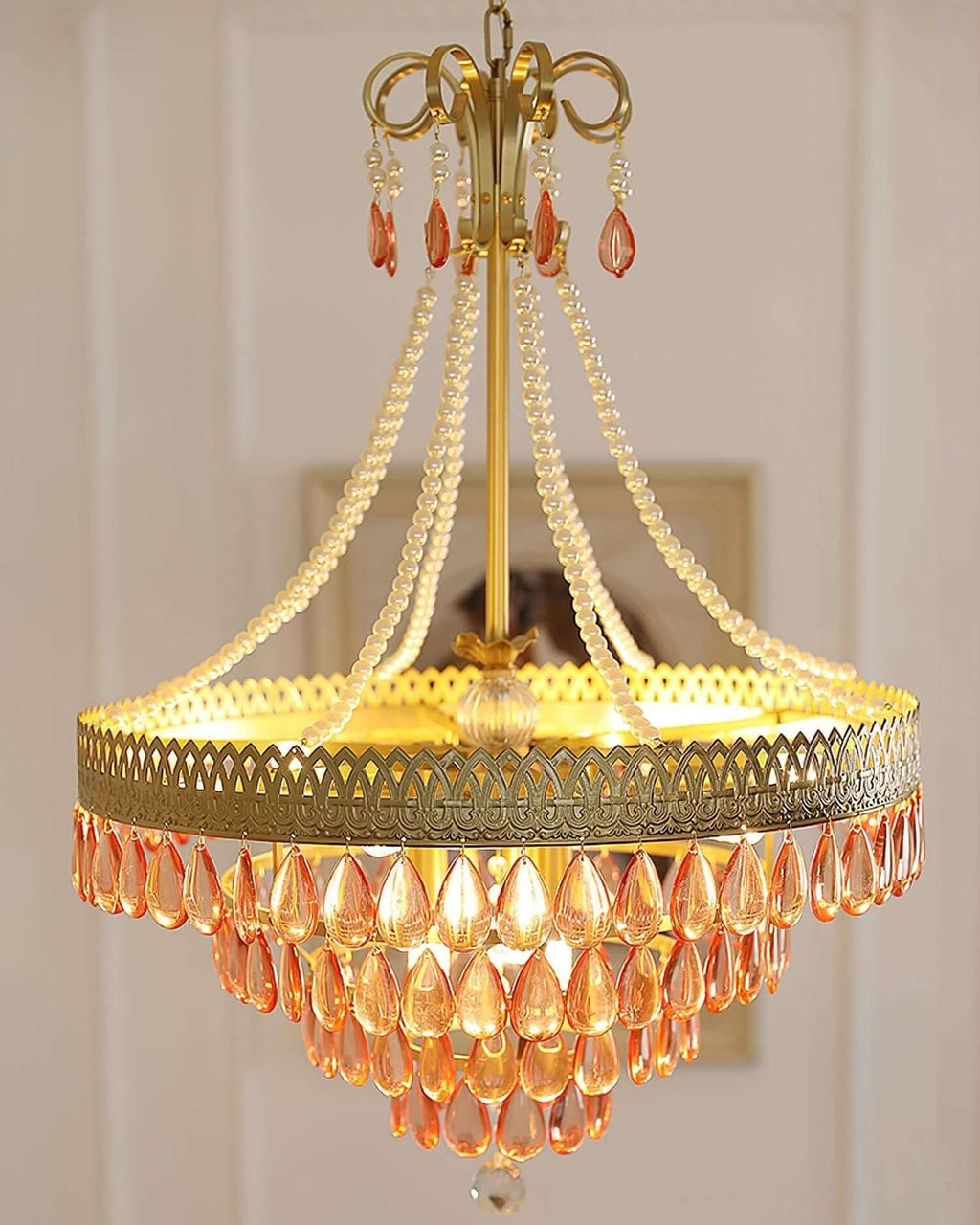 Ruby Chandelier