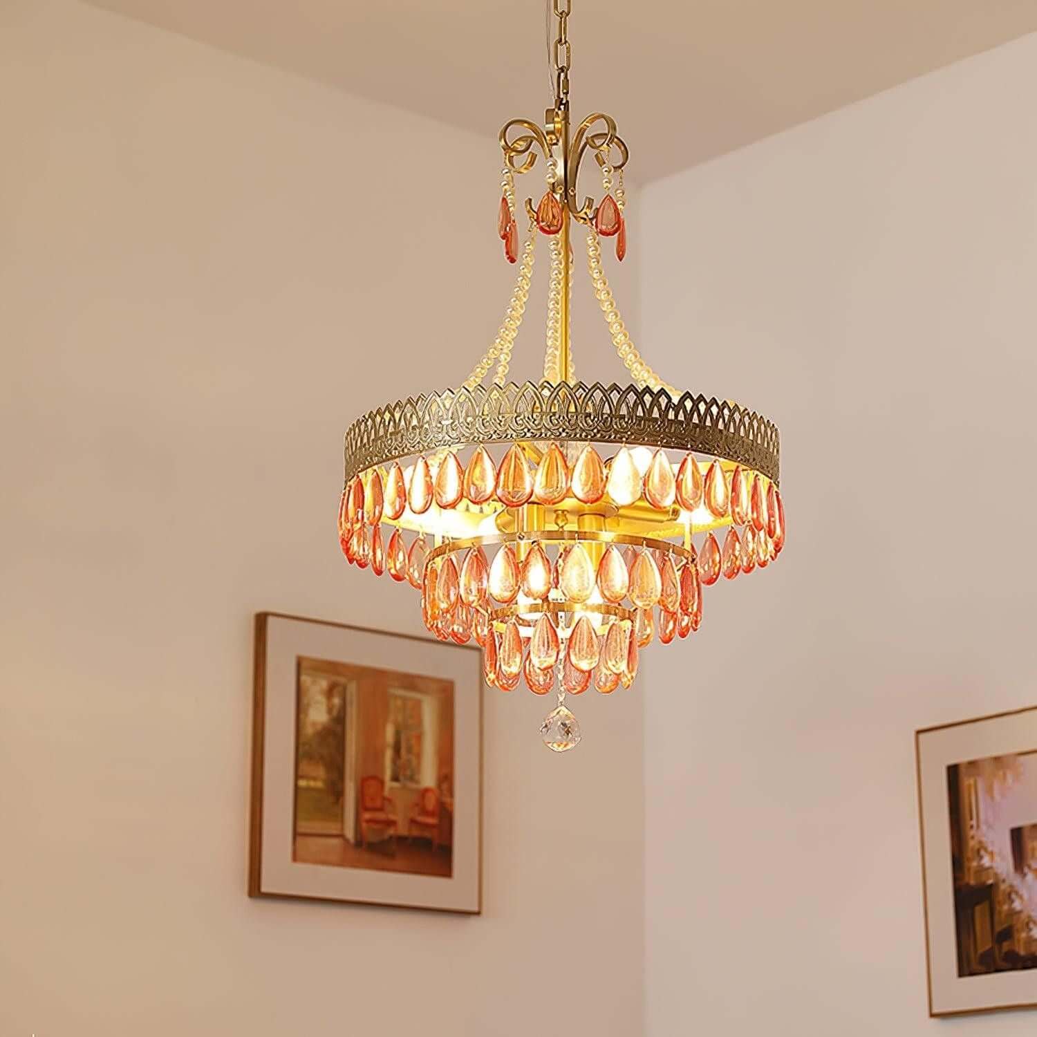 Ruby Chandelier
