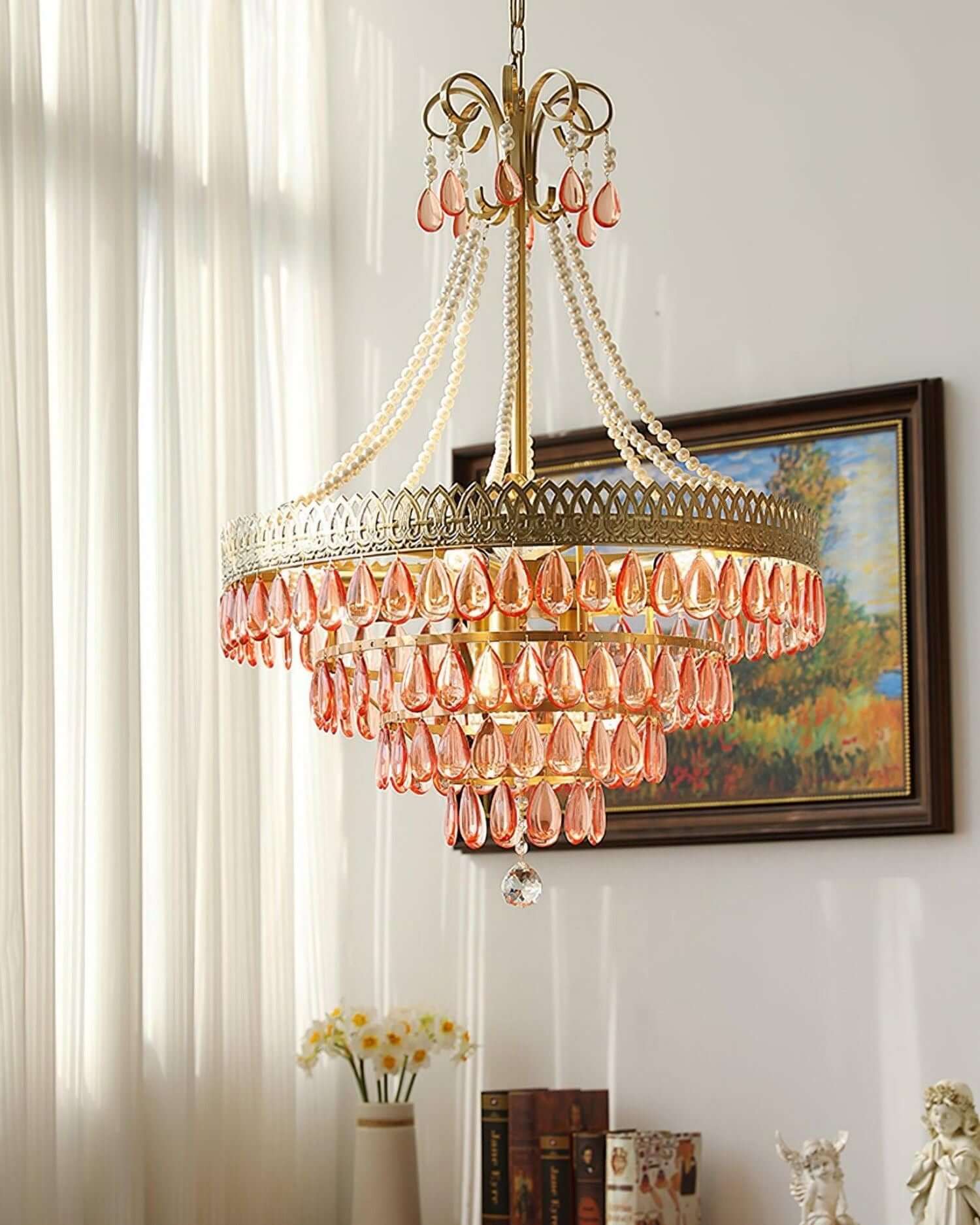 Ruby Chandelier
